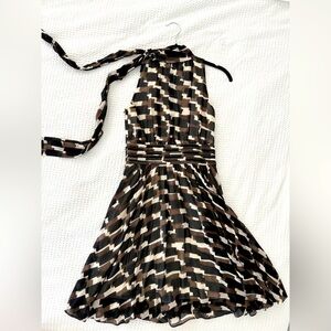 Banana Republic silk dress with bow